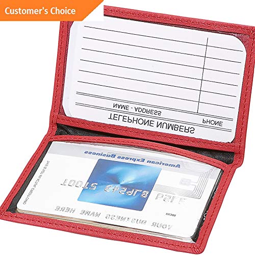 Sandover Royce Leather Tri-View Id Holder 2 Colors Womens Wallet NEW | Model LGGG - 11288 |