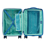 Atlantic Ultra Lite 4 Hardside 21 And 24-Inch Expandable Spinners, Travel Pillow (Surf Blue)