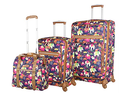 lily bloom elephant rain backpack Eco-Friendly Mini Purse Chic Sustainable Travel Rucksack telescoping handle Suitcase Sets Lily Bloom Hardside