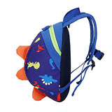 Samber Children Cute Cartoon Backpacks Schoolbag Anti-Loss With Traction Rope (Dark Blue)