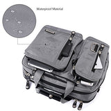FreeBiz Laptop Bag Convertible Backpack Business Briefcase Messenger Bag Water Resistant Travel