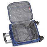 Dejuno Everest 3-Piece Expandable Spinner Combination Lock Luggage Set-Navy, Blue