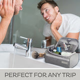 Pantheon Toiletry Organizer Wash Bag Hanging Dopp Kit Travel for Bathroom Shower