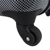 CY Luggage 3 Piece Hardcase Spinner Set (21'/25'/29')-Black