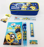 Despicable Me Minions Boy'S 16" Large School Backpack Book Bag W/Stationery Set