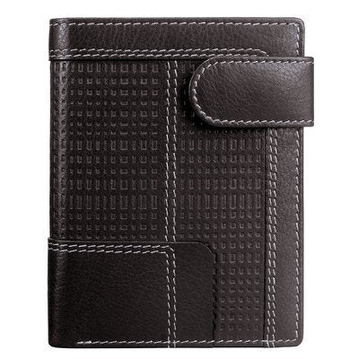 Collegiate Men’s Left Wing Hipster Wallet with Coin Pocket (RFID Secure) Color: Brown