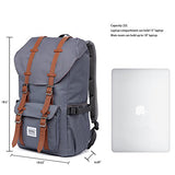 Kaukko Laptop Outdoor Backpack, Travel Hiking& Camping Rucksack Pack, Casual Large College School