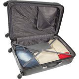 Kenneth Cole Reaction Out Of Bounds Hardside Spinner 28" 4-Wheel Checked Luggage, Black