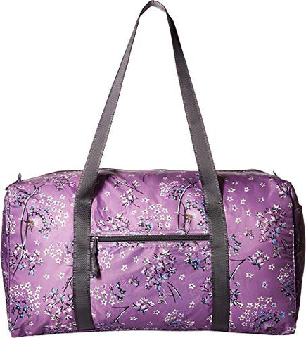 Vera Bradley Women's Packable Duffel Bag Lavender Dandelion One Size