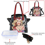 Nicole Lee Women'S Multi-Functional [Red] Lunch Handbag, Insulated Compartment-Elsa'S Dream