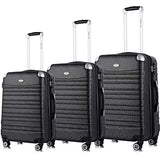 Expandable Luggage Set, TSA Lightweight Spinner Luggage Sets, Carry On Luggage 3 Piece Set