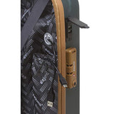 Dejuno Garland Hardside 3-Piece Spinner Luggage Set With USB Port, Green