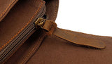 Sechunk Messenger bags， Vintage Small Canvas Shoulder Crossbody Purse Brown