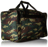 World Traveler Camouflage 22-Inch Travel Duffle Bag, Green Camo