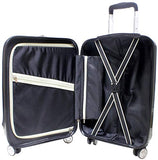 Exzact Cabin luggage/Carry-on Suitcase Bag - 20” / Hard shell/Hardside/Front Pocket for Laptops / 4