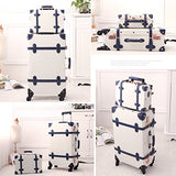 Unitravel Hardside Spinner Luggage Sets Travel Vintage Suitcase Set 3 Pieces