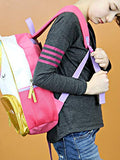 Unicorn Girls 16 inch Fantasy School Backpack (One Size, Pink/White)