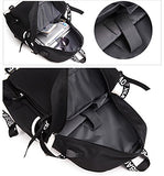 Gumstyle Attack on Titan Book Bag with USB Charging Port Laptop Backpack Casual School Bag Black 2
