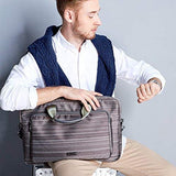 Evecase Laptop Messenger Bag, 15.6 Inch Suit Fabric Multi-functional Briefcase with Shoulder