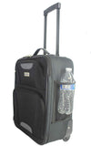 BoardingBlue 18" Frontier, Spirit, America Airlines Personal Item Under Seat Basic Luggage (Black)