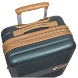 Dejuno Garland Hardside 3-Piece Spinner Luggage Set With USB Port, Green