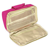 Miami CarryOn 3 in 1 Toiletry Bag - Foldable Hanging Toiletry Bag (Pink)