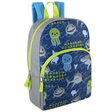 24 Pack Bulk Backpacks with School Supplies, 15 Inch Preassembled Backpacks with Essential School Supply Kit for Grades K-8 (Boys)