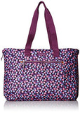 Vera Bradley Lighten Up Expandable Tote, berry burst