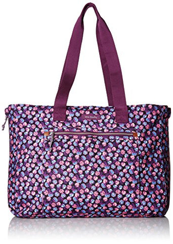 Vera Bradley Lighten Up Expandable Tote, berry burst