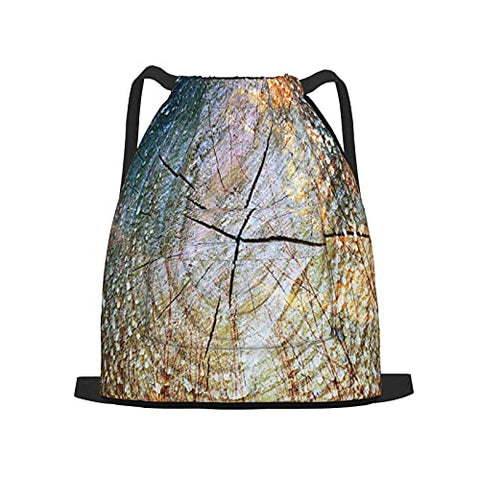 Drawstring Sports Backpack,Double Exposure Of Trees At Woods And Cut Tre,Travel Strap Pack Rucksack Shoulder Bags Gym Sackpack Casual Running Daypack For Men Women Teens 13.7"X17"