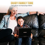 HD JUNTUNKOR 12.5" Portable DVD Player with 5 Hrs Rechargeable Battery, Unique Design for Dual Use Purpose, 10.1" HD Swivel Screen, Car Headrest Case, Remote Control, Car Charger, USB/SD Card Reader