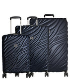 Delsey Paris Luggage Alexis 3-Piece Spinner Hardside Luggage Set (21"/25"/29") (Navy)
