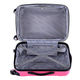 Goplus Globalway Expandable 20" Abs Carry On Luggage Travel Bag Trolley Suitcase (Rose)