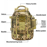 ARMYCAMOUSA 40L Outdoor Expandable Tactical Backpack Military Sport Camping Hiking Trekking Bag