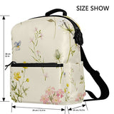 Colourlife Elegant Floral Pattern Stylish Casual Shoulder Backpacks Laptop School Bags Travel