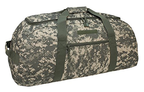 Code Alpha Giant Convertible Duffel Bag With Backpack Straps, Digital Camouflage