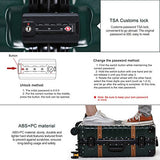 Unitravel Vintage Suitcase Hardshell Rolling Luggage Spinner Trolley Case With Tsa Lock