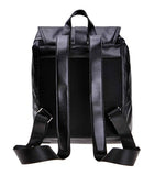 Zlyc Fashion Genuine Leather 13.4 Inch Laptop Backpack Handbag Tote Messenger Bag, Black