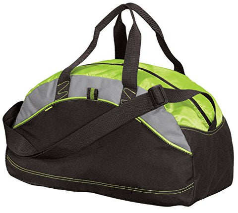 Port & Company Luggage-And-Bags Improved Medium Contrast Duffel Osfa Lime