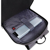Perry Ellis Men'S M328 Business Tablet Compartment Laptop Backpack, Charcoal, One Size