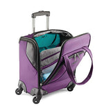 American Tourister Zoom Spinner Tote Carry-On Luggage, Purple
