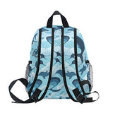 GIOVANIOR Marine Shark Whale Octopus Dolphin Jellyfish Travel School Backpack for Boys Girls Kids