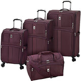 London Fog Langley 4 Piece Set, Bordeaux
