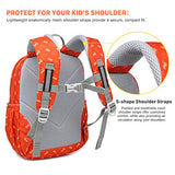 Mountaintop Kids Toddler Backpack,8.7 x 3.7 x 12.2 in (OrangeA)