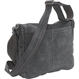 David King & Co. North South Laptop Messenger, Tan, One Size