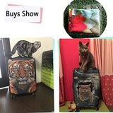 Suitcase Cover Personalised Cute Animal Printed For Travel Rolling Luggage