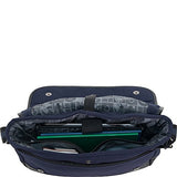 Ben Sherman Luggage Casual Rider Flapover Travel Messenger Bag (Navy)