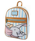 Loungefly Disney Dumbo Faux Leather Striped Mini Backpack