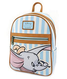Loungefly Disney Dumbo Faux Leather Striped Mini Backpack