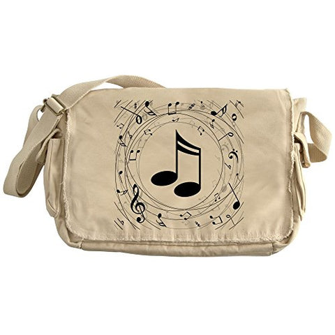 Cafepress - Music Teacher Gift Idea - Unique Messenger Bag, Canvas Courier Bag